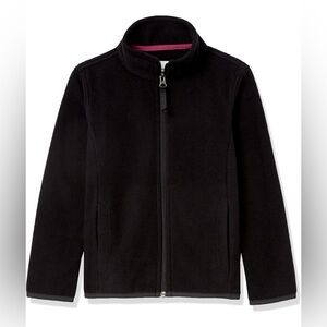 Girls Fleece zip up long sleeve jacket